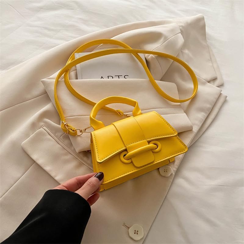 FALETO Mini Purses for Women Cute Top Handle Crossbody Bag Stylish Tiny Clutch Handbag with Strap - Image 3